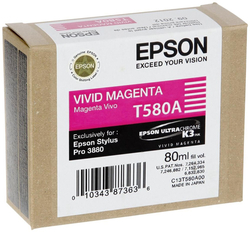 Epson - Epson T580A-C13T580A00 Kırmızı Orjinal Kartuş