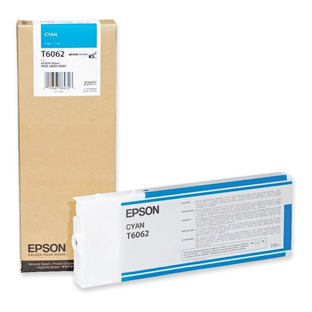 Epson - Epson T6062-C13T606200 Mavi Orjinal Kartuş
