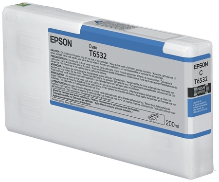 Epson - Epson T6532-C13T653200 Mavi Muadil Kartuş