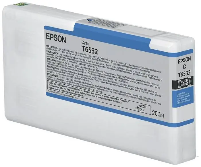 Epson T6532-C13T653200 Mavi Muadil Kartuş - 1