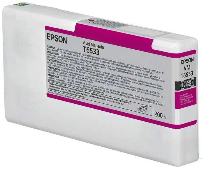 Epson T6533-C13T653300 Kırmızı Muadil Kartuş - 1