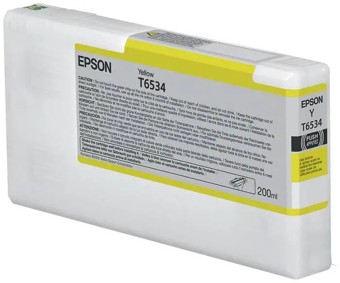 Epson T6534-C13T653400 Sarı Muadil Kartuş - 1