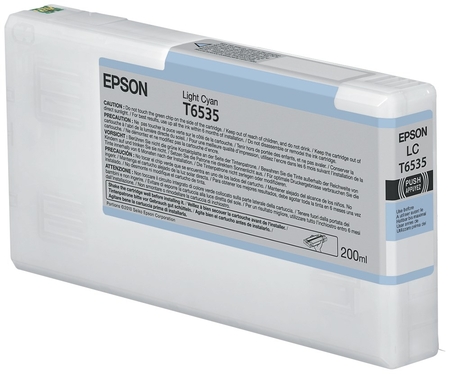 Epson - Epson T6535-C13T653500 Açık Mavi Muadil Kartuş