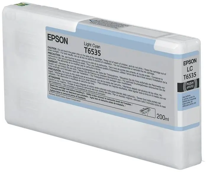 Epson T6535-C13T653500 Açık Mavi Muadil Kartuş - 1