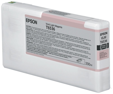 Epson - Epson T6536-C13T653600 Açık Kırmızı Muadil Kartuş