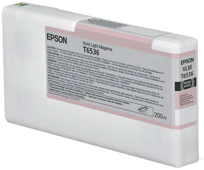 Epson T6536-C13T653600 Açık Kırmızı Muadil Kartuş - 1