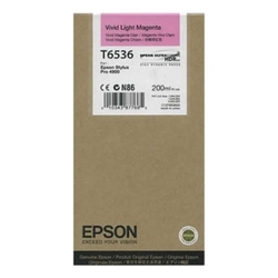 Epson - Epson T6536-C13T653600 Açık Kırmızı Orjinal Kartuş