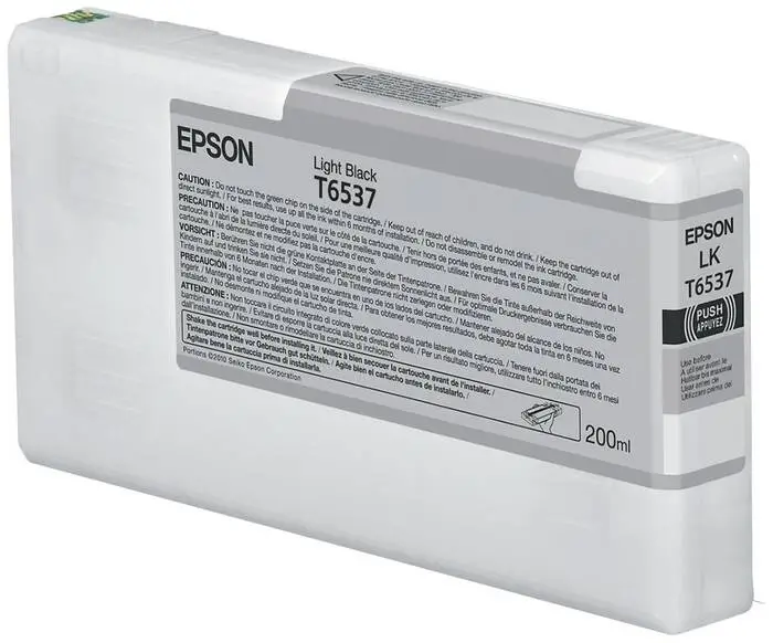 Epson T6537-C13T653700 Açık Siyah Muadil Kartuş - 1