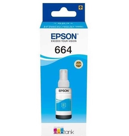 Epson - Epson T6642 C13T66424A Orjinal Mavi Mürekkep