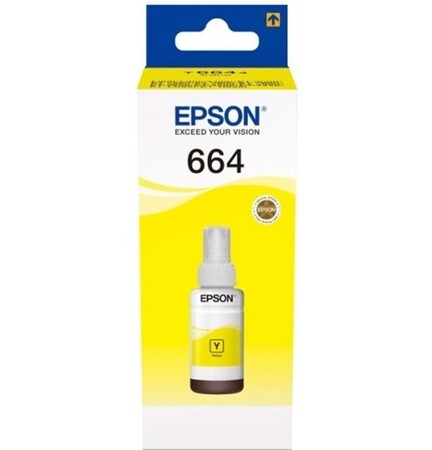 Epson - Epson T6644 -C13T66444A Orjinal Sarı Mürekkep