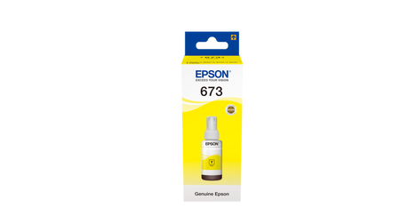 Epson - Epson T6734-C13T67344A Sarı Orjinal Mürekkep