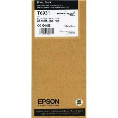 Epson T6931-C13T693100 Foto Siyah Orjinal Kartuş Y,K - 1