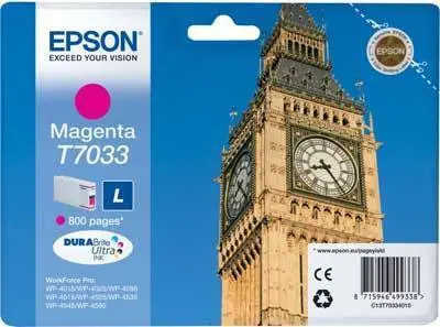 Epson T7033-C13T70334010 Kırmızı Orjinal Kartuş - 1
