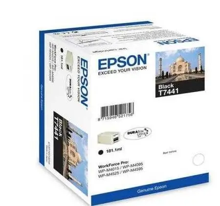 Epson T7441-C13T74414010 Siyah Orjinal Kartuş - 1