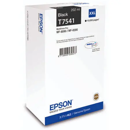 Epson T7541XXL-C13T754140 Siyah Orjinal Kartuş - 1