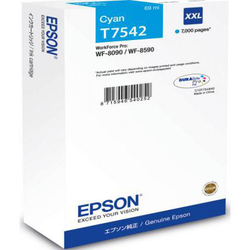 Epson - Epson T7542XXL-C13T754240 Mavi Orjinal Kartuş