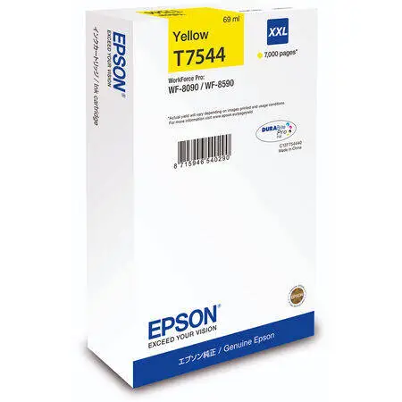 Epson T7544XXL-C13T754440 Sarı Orjinal Kartuş - 1