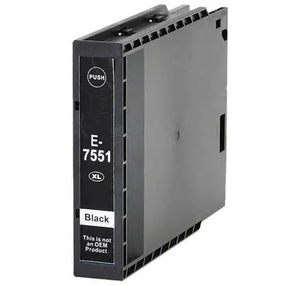 Epson T7551 Siyah Muadil Kartuş Yüksek Kapasiteli - 1