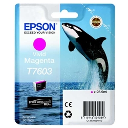 Epson - Epson T7603-C13T76034010 Kırmızı Orjinal Kartuş