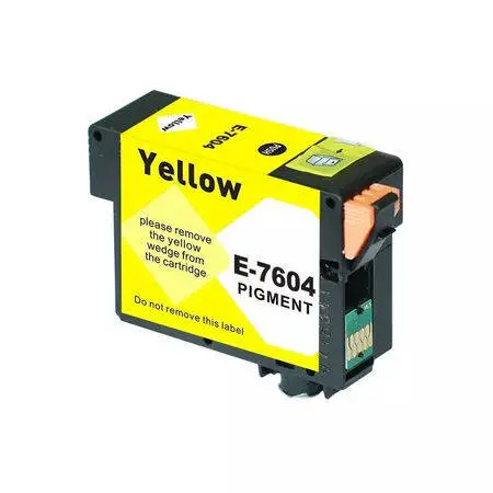Epson T7604-C13T76044010 Sarı Muadil Kartuş - 2