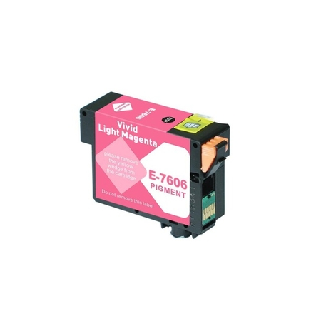 Epson T7606-C13T76064010 Açık Kırmızı Muadil Kartuş - 2