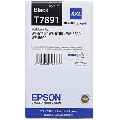 Epson T7891-C13T789140 Siyah Orjinal Kartuş - 1
