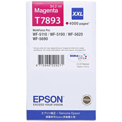 Epson - Epson T7893-C13T789340 Kırmızı Orjinal Kartuş