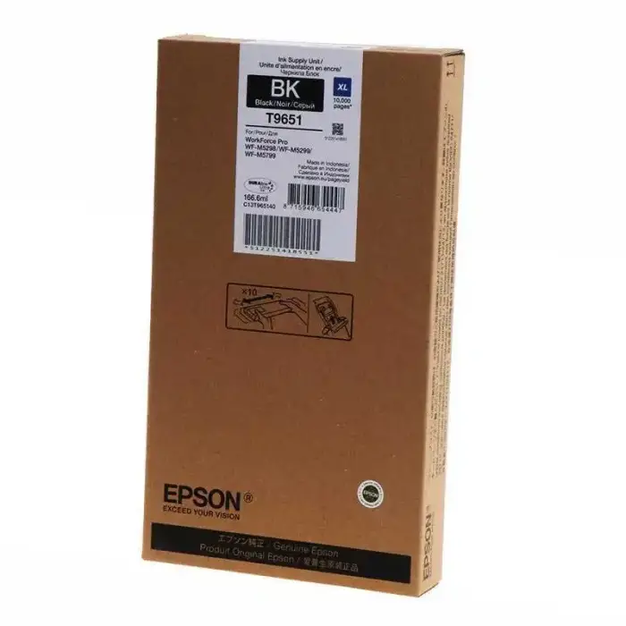Epson T9651XL-C13T965140 Siyah Orjinal Kartuş - 1