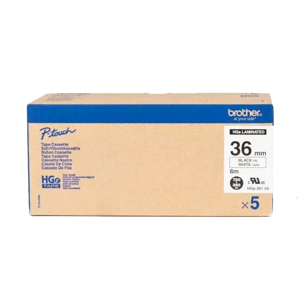 HGe-261 36mm Beyaz Siyah Yüksek Kaliteli Etiket - 1