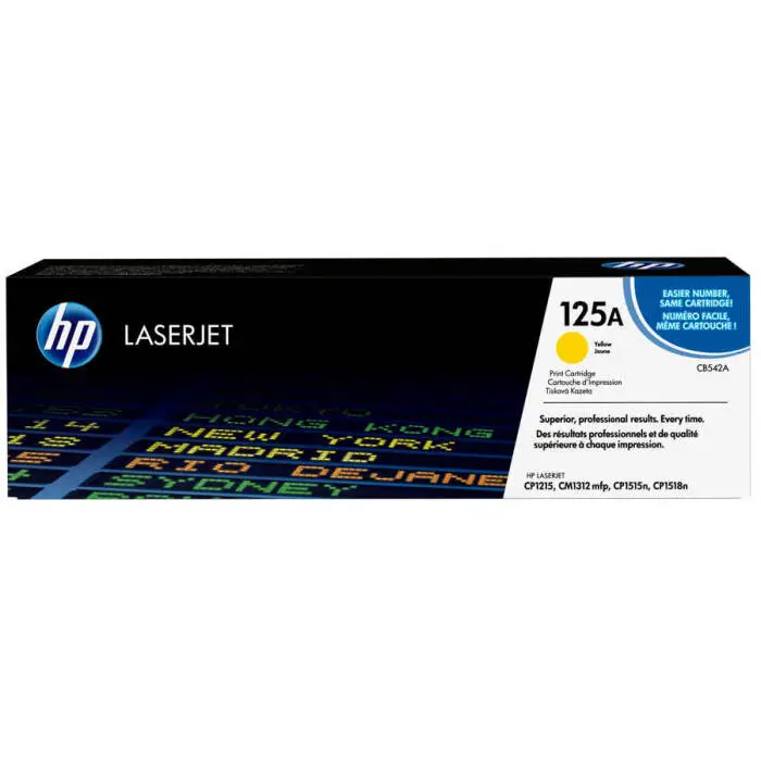 Hp 125A -CB542A Orjinal Sarı Toner - 1