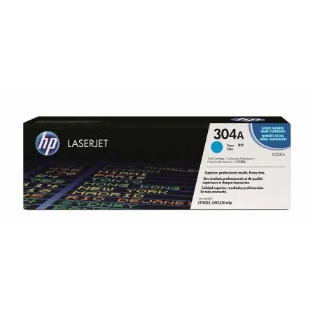 Hp 304A-CC531A Orjinal Mavi Toner - 1
