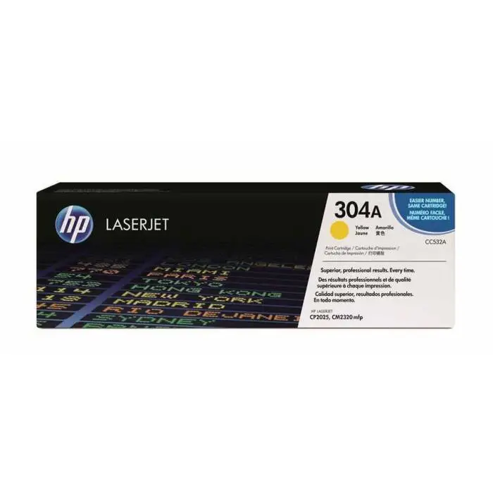 Hp 304A-CC532A Orjinal Sarı Toner - 1