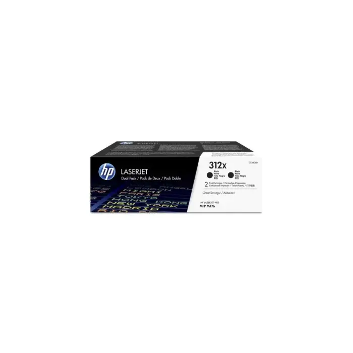 Hp 312X-CF380XD Siyah Orjinal Toner İkili Paket - 1