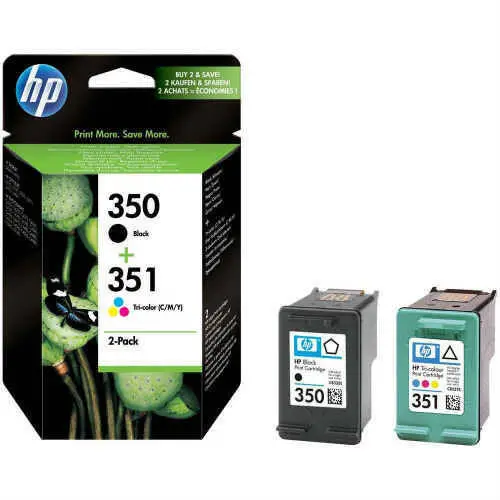 HP 350 / 351 SD412EE Orjinal Kartuş Avantaj Paketi - 1
