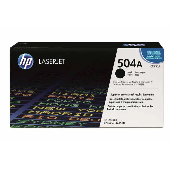 Hp 504A-CE250A Orjinal Siyah Toner - 1