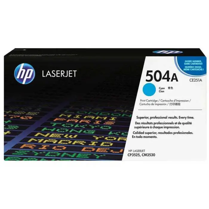 Hp 504A-CE251A Orjinal Mavi Toner - 1