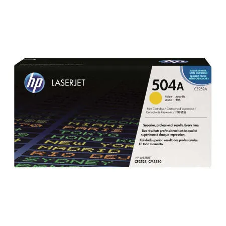 Hp 504A-CE252A Orjinal Sarı Toner - 1