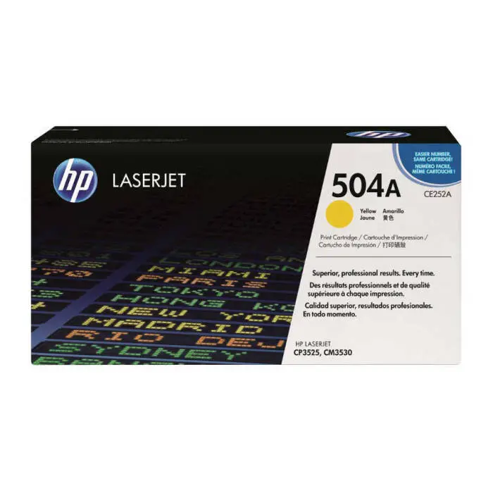 Hp 504A-CE252A Orjinal Sarı Toner - 1