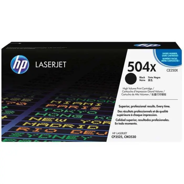 Hp 504X-CE250X Orjinal Siyah Toner - 1
