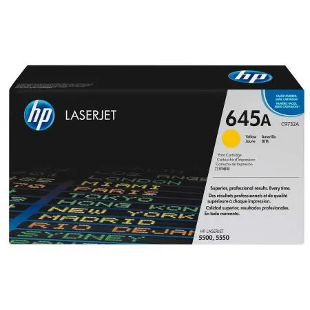 Hp 645A-C9732A Orjinal Sarı Toner - 1