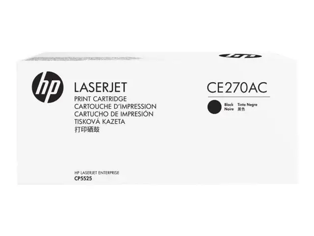 Hp 650A-CE270AC Siyah Orjinal Toner - 1