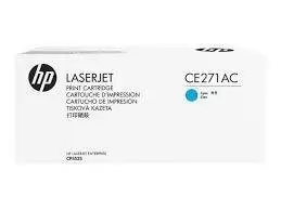 Hp 650A-CE271AC Mavi Orjinal Toner - 1