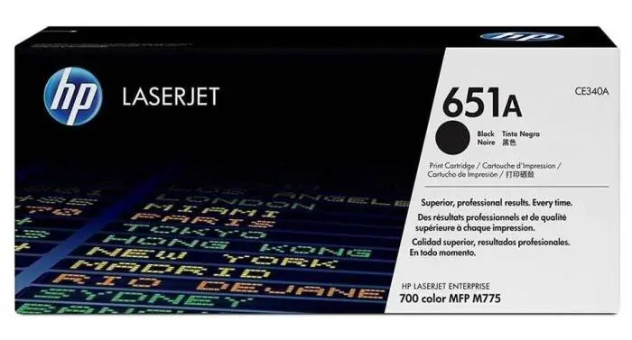 Hp 651A-CE340A Siyah Orjinal Toner - 1