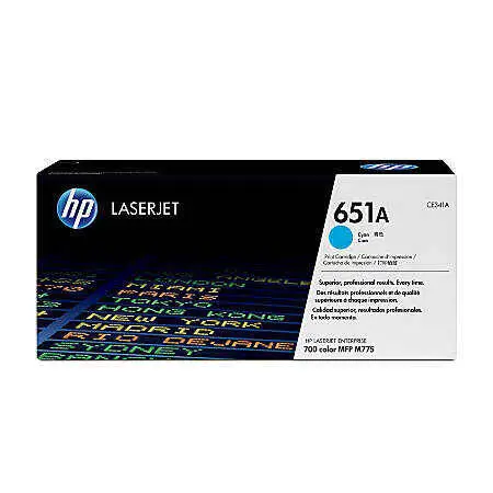 Hp 651A-CE341A Mavi Orjinal Toner - 1