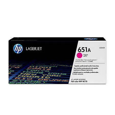 Hp 651A-CE343A Kırmızı Orjinal Toner - 1