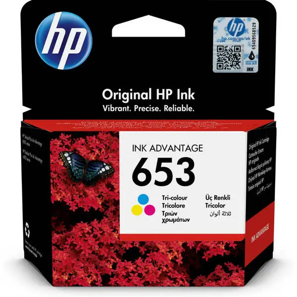 Hp 653-3YM74AE Renkli Orjinal Kartuş - 1