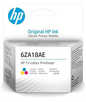 Hp - HP 6ZA18AE Renkli Orjinal Baskı Kafası