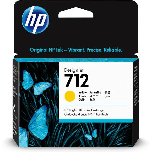 Hp 712-3ED69A Sarı Orjinal Kartuş - 1