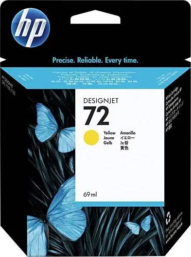 Hp 72-C9400A Orjinal Sarı Kartuş - 1