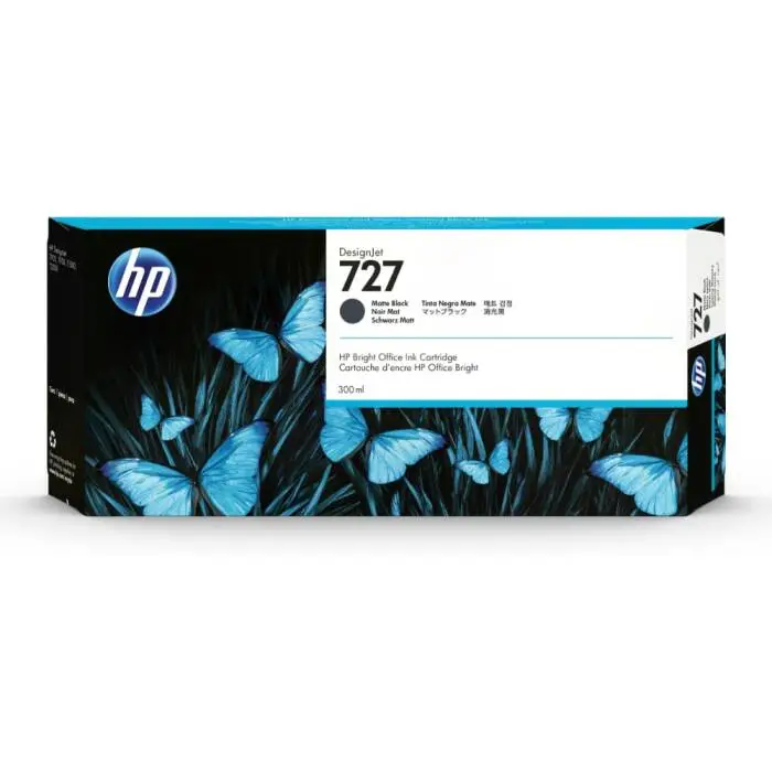Hp 727-C1Q12A Mat Siyah Orjinal Kartuş - 1